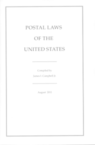 Postal Laws of the United States